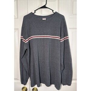 Vintage Union Bay Gray Long Sleeve Men's 90s Y2K Skater Grunge USA Made Sz L
